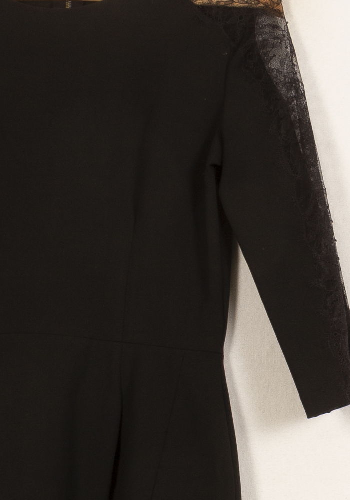 Robe Courte Noire - Taille M/38 de la marque Sandro | PARAD39847 - Vendu par Paradigme - Image 3