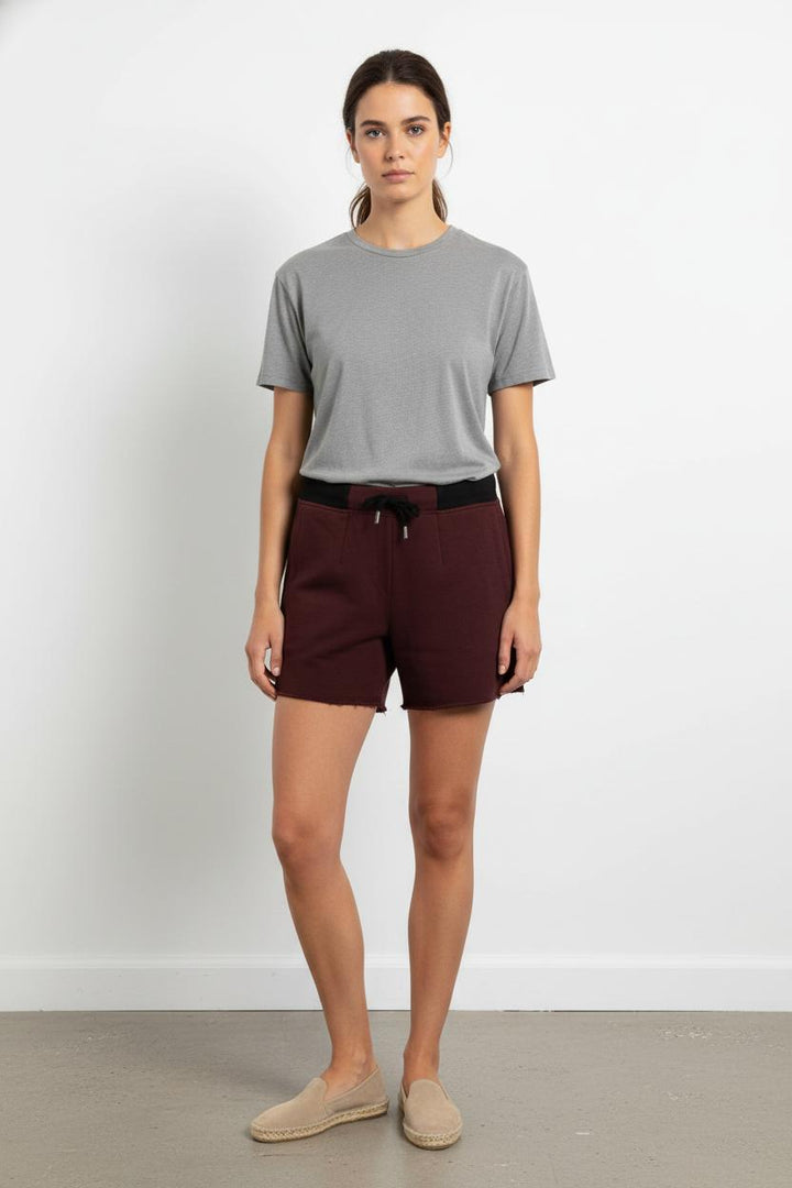 Short Bordeaux et Noir - Taille L/40 de la marque The Kooples | PARAD39853 - Vendu par Paradigme - Image 1