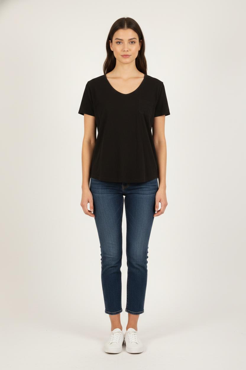 Tee-shirt Noir - Taille XS/34