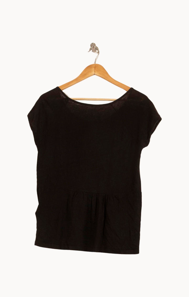 Blouse Noire - Taille S/36 de la marque ba&sh | PARAD39865 - Vendu par Paradigme - Image 4