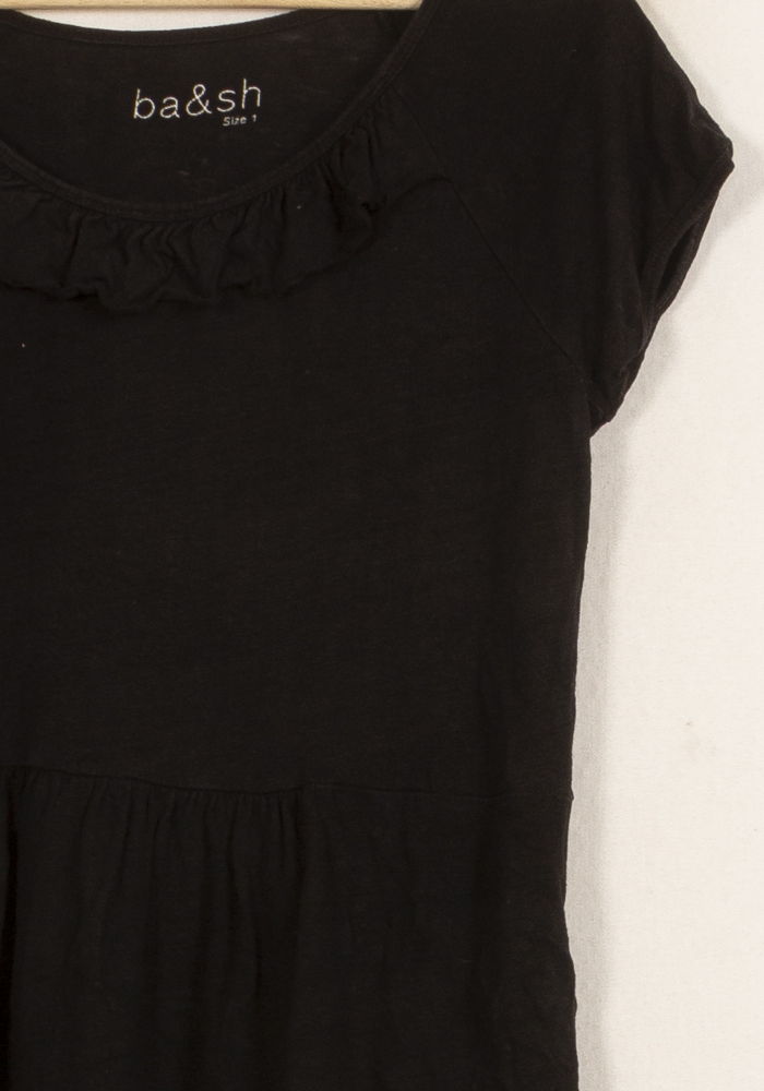 Blouse Noire - Taille S/36 de la marque ba&sh | PARAD39865 - Vendu par Paradigme - Image 3