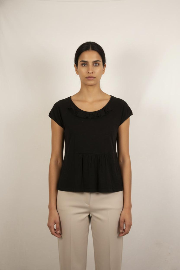 Blouse Noire - Taille S/36