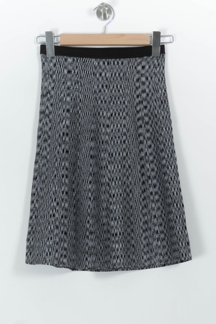 Jupe Évasée Grise - Taille S/36 de la marque Sandro | PARAD39879 - Vendu par Paradigme - Image 4