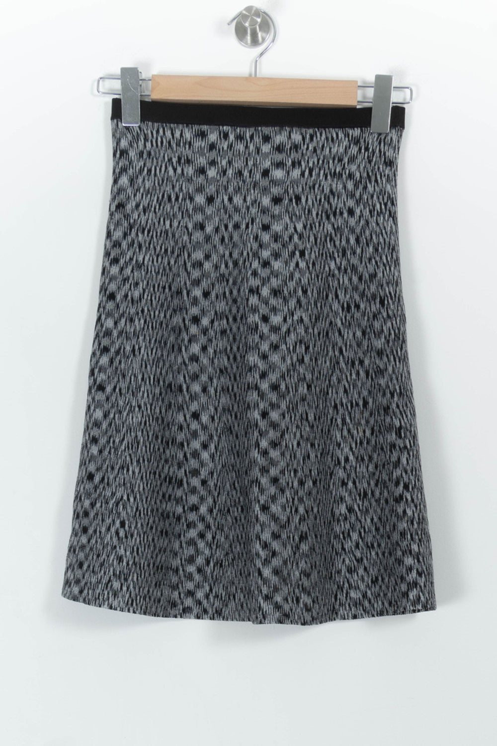 Jupe Évasée Grise - Taille S/36 de la marque Sandro | PARAD39879 - Vendu par Paradigme - Image 2