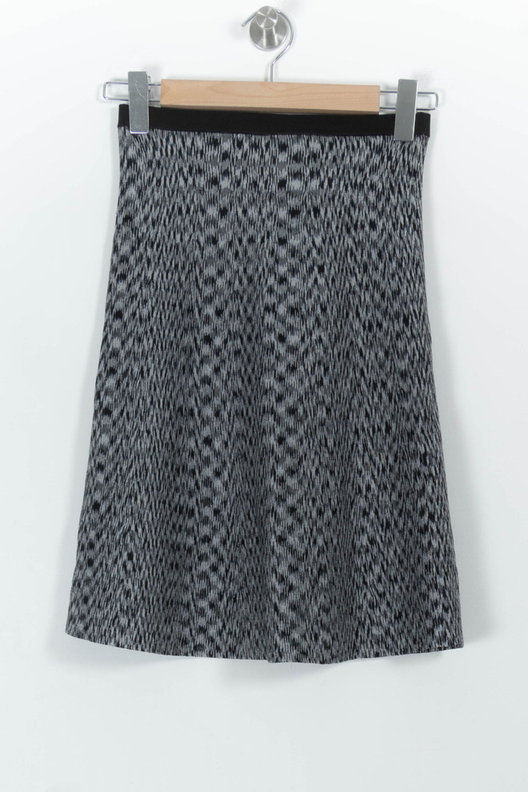Jupe Évasée Grise - Taille S/36 de la marque Sandro | PARAD39879 - Vendu par Paradigme - Image 2