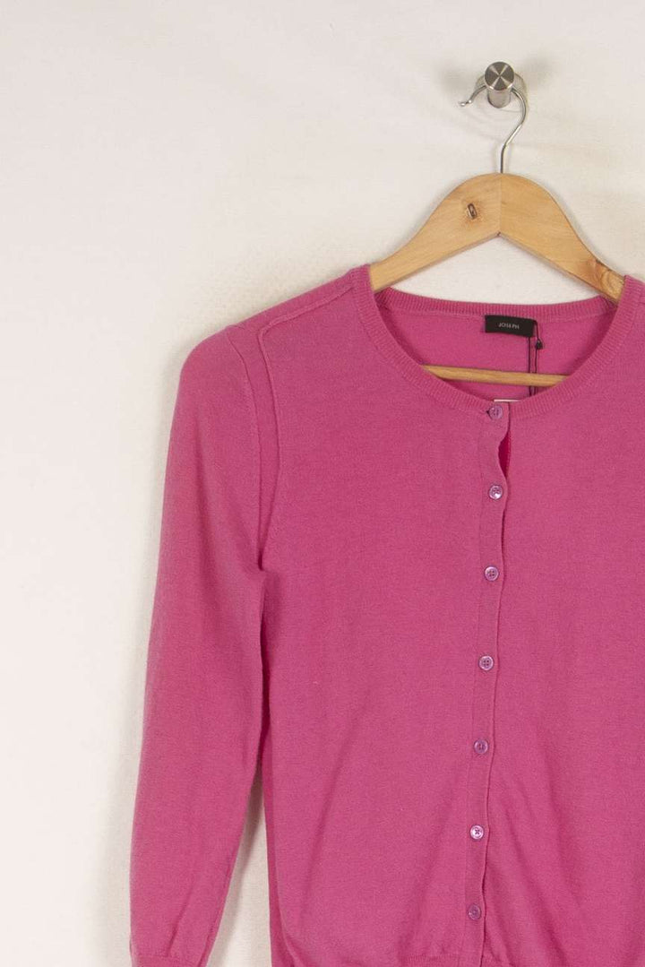 Cardigan rose - Taille M/38 de la marque Joseph | PARAD39999 - Vendu par Paradigme - Image 2