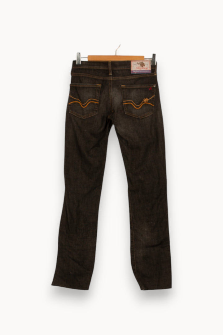 Jean vintage gris - Taille XS/34 de la marque Replay | PARAD40003 - Vendu par Paradigme - Image 3