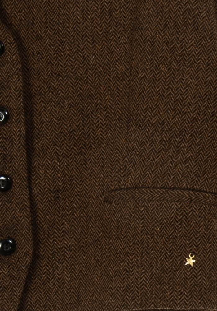 Veste marron - Taille S/36 de la marque Des petits hauts | PARAD40007 - Vendu par Paradigme - Image 3