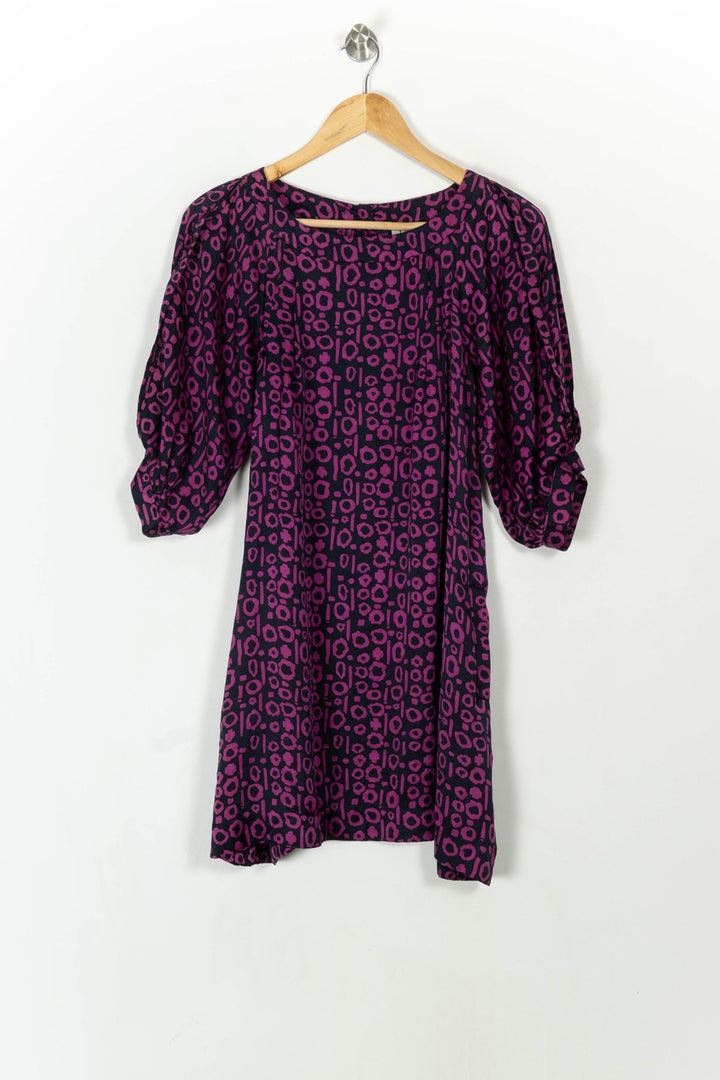 Robe violette/noire - Taille XS/34 de la marque IRO | PARAD40014 - Vendu par Paradigme - Image 2