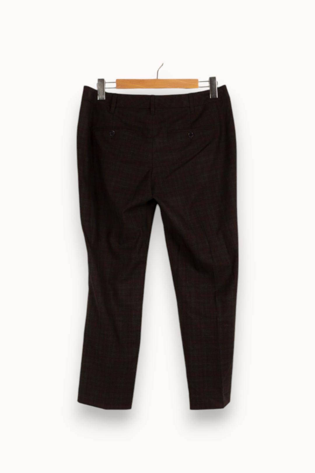 Pantalon gris foncé à carreaux - Taille XL/42 de la marque Zadig&Voltaire | PARAD40017 - Vendu par Paradigme - Image 3