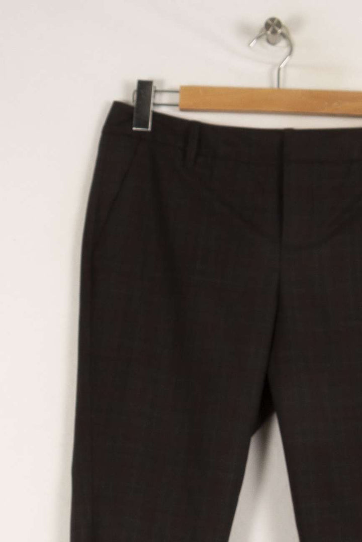 Pantalon gris foncé à carreaux - Taille XL/42 de la marque Zadig&Voltaire | PARAD40017 - Vendu par Paradigme - Image 2
