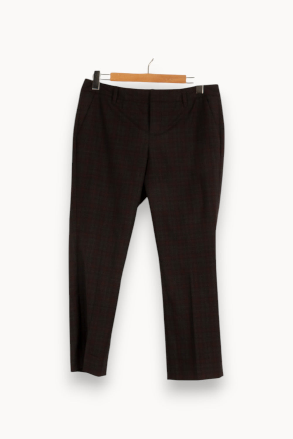 Pantalon gris foncé à carreaux - Taille XL/42 de la marque Zadig&Voltaire | PARAD40017 - Vendu par Paradigme - Image 1