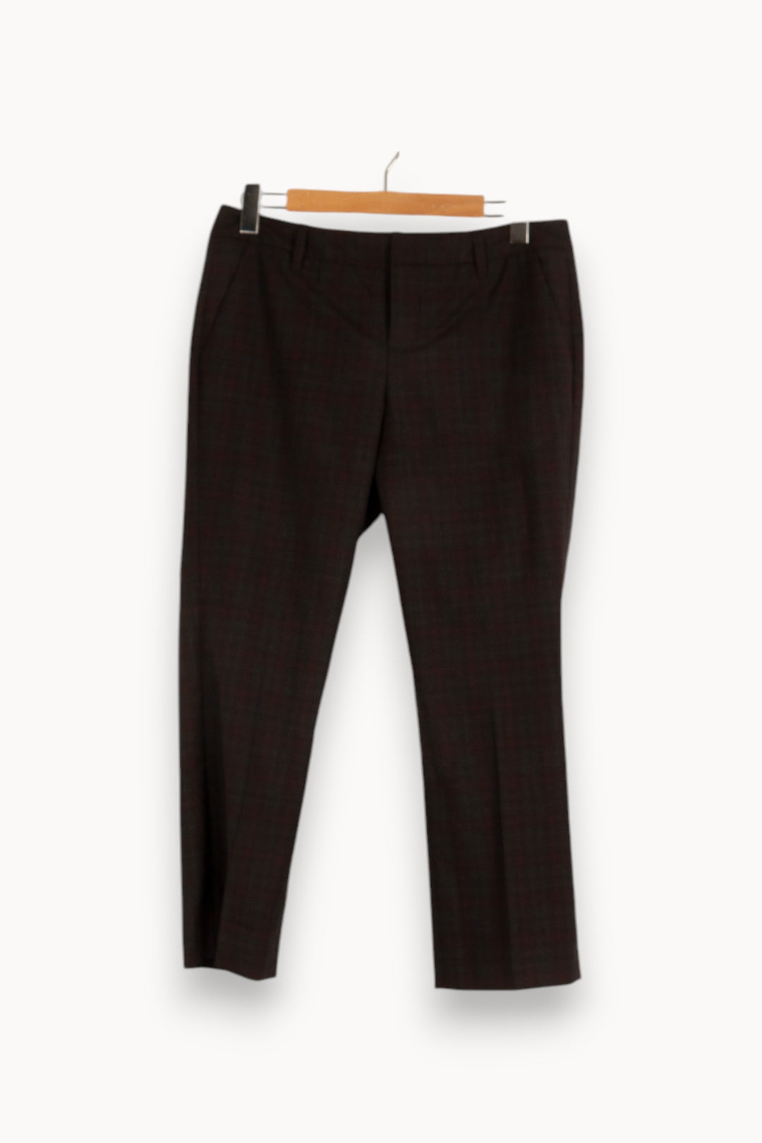 Pantalon gris foncé à carreaux - Taille XL/42 de la marque Zadig&Voltaire | PARAD40017 - Vendu par Paradigme - Image 1