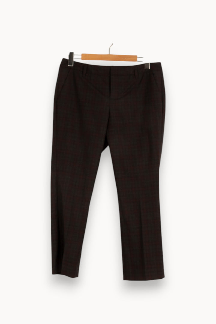 Pantalon gris foncé à carreaux - Taille XL/42 de la marque Zadig&Voltaire | PARAD40017 - Vendu par Paradigme - Image 1