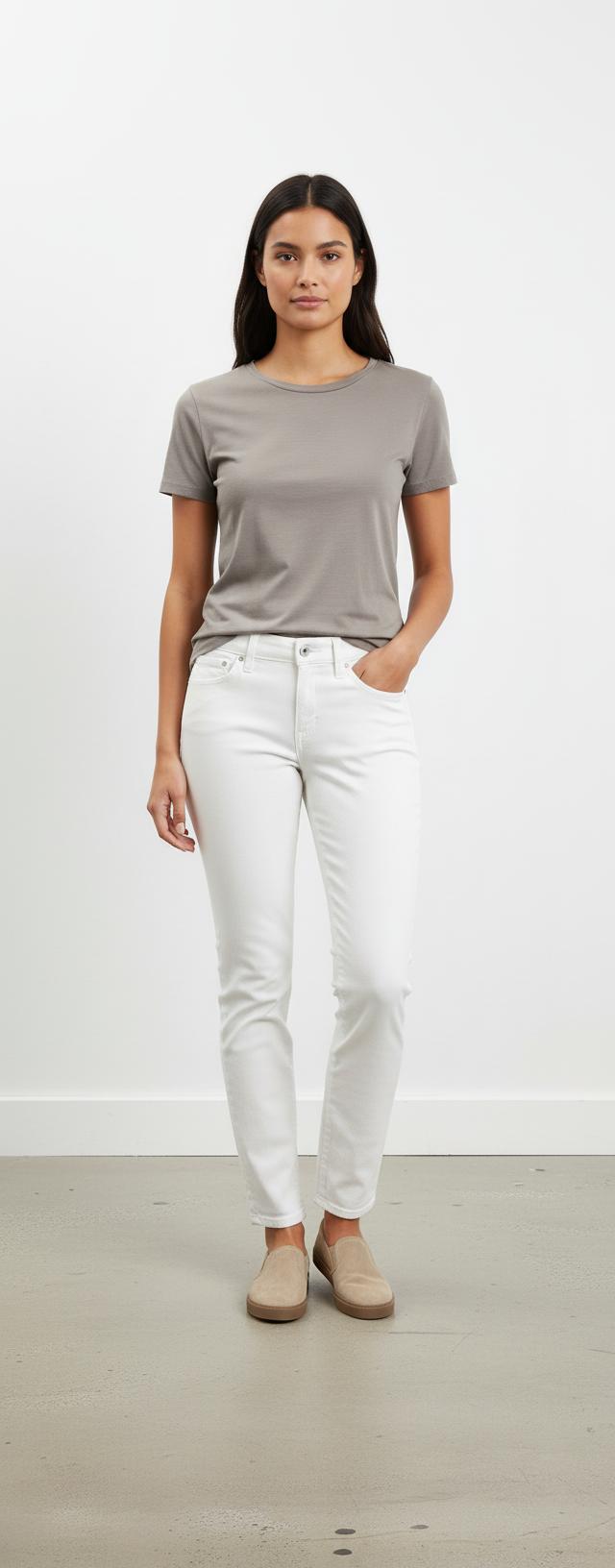 Jean blanc - Taille XS/34