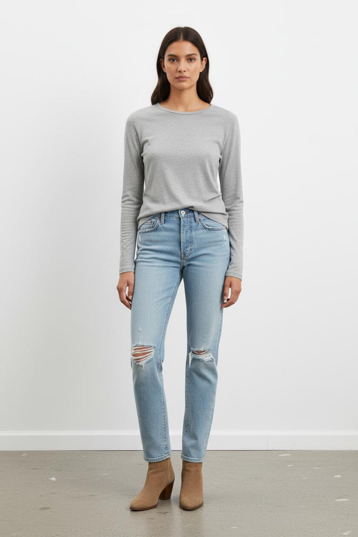 Jean bleu troué - Taille XS/34