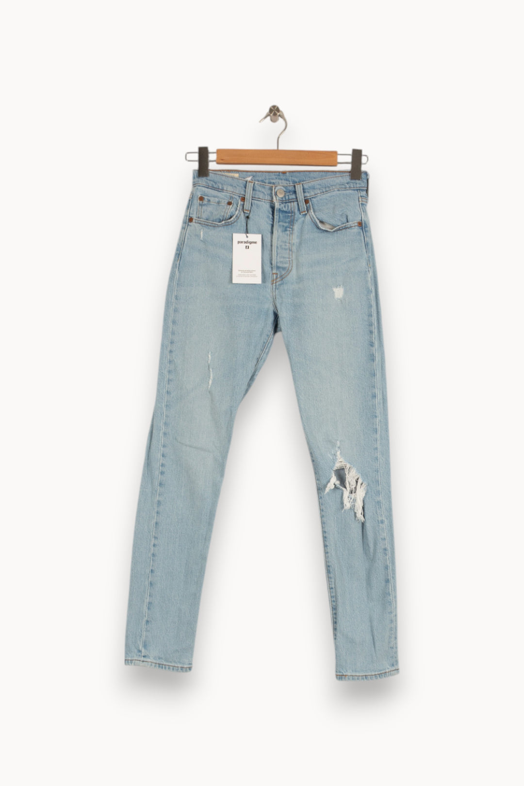 Jean bleu troué - Taille XS/34 de la marque Levi's | PARAD40037 - Vendu par Paradigme - Image 1