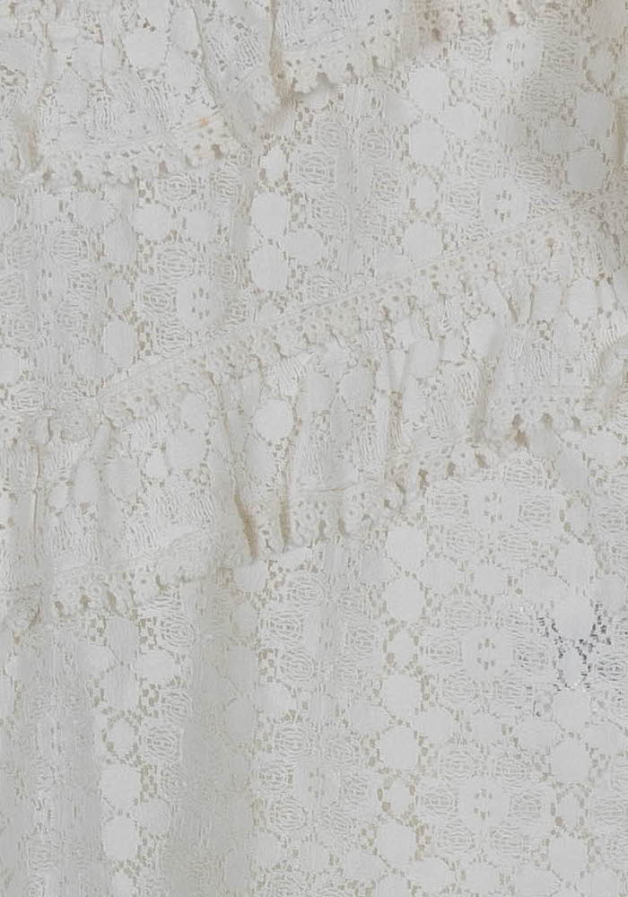 Blouse Dentelle Blanche - Taille S/36 de la marque Sézane | PARAD40040 - Vendu par Paradigme - Image 3