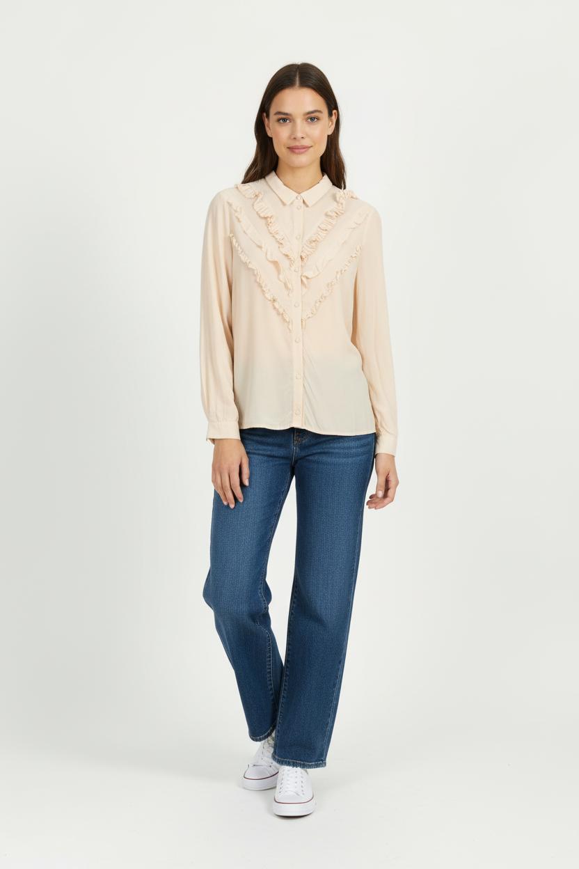 Chemise rose - Taille XS/34 de la marque Sézane | PARAD40043 - Vendu par Paradigme - Image 1