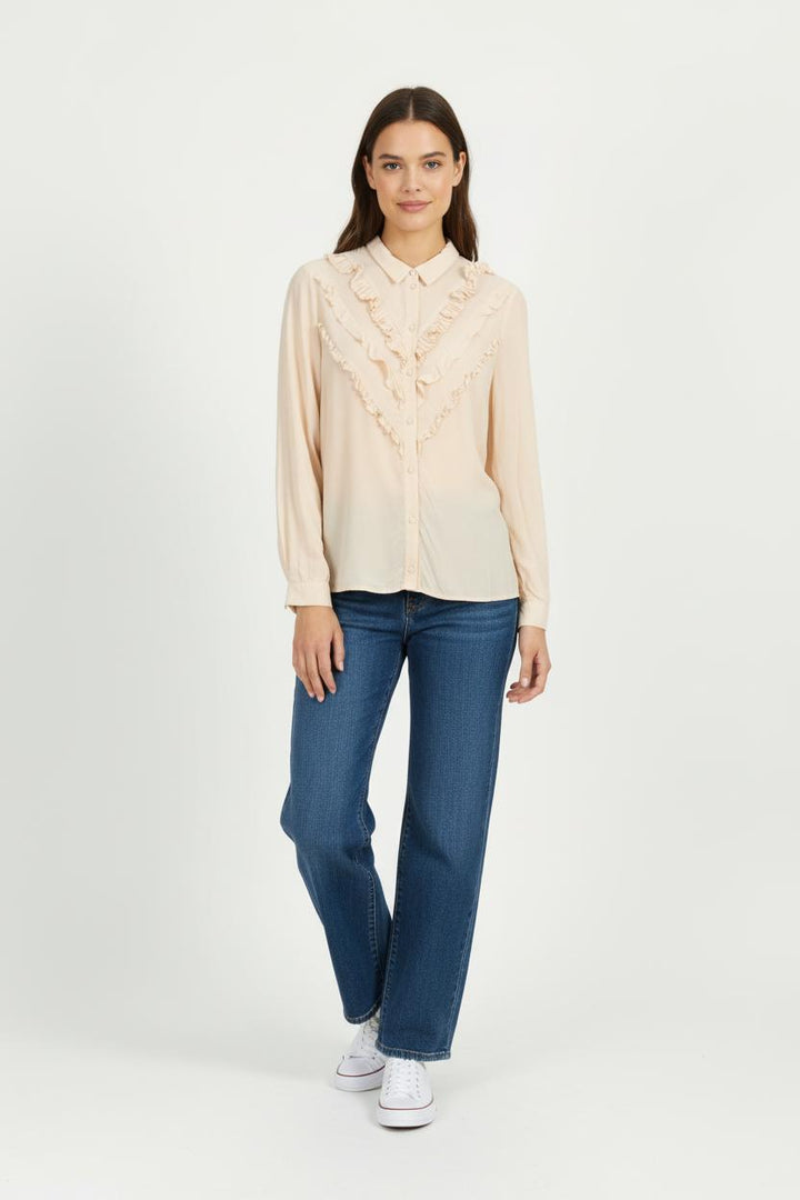 Chemise rose - Taille XS/34 de la marque Sézane | PARAD40043 - Vendu par Paradigme - Image 1