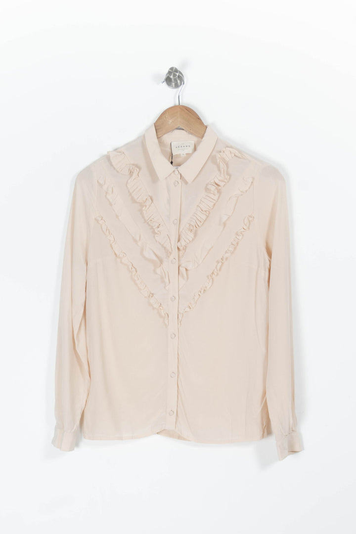 Chemise rose - Taille XS/34 de la marque Sézane | PARAD40043 - Vendu par Paradigme - Image 2