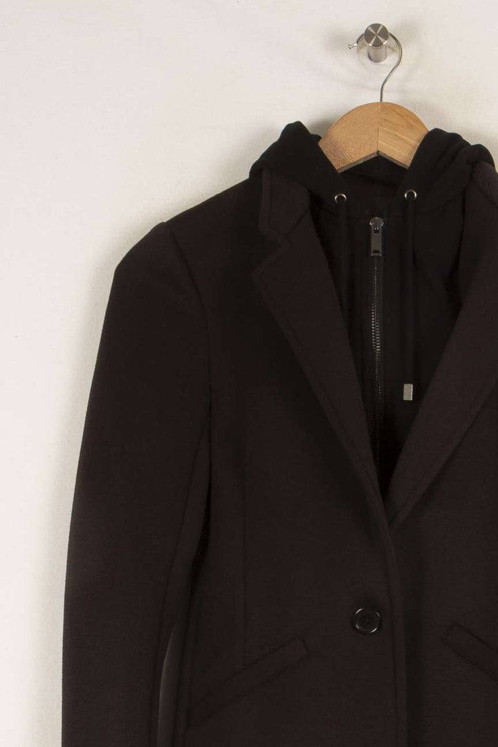 Veste noire à capuche - Taille XS/34 de la marque IKKS | PARAD40051 - Vendu par Paradigme - Image 2