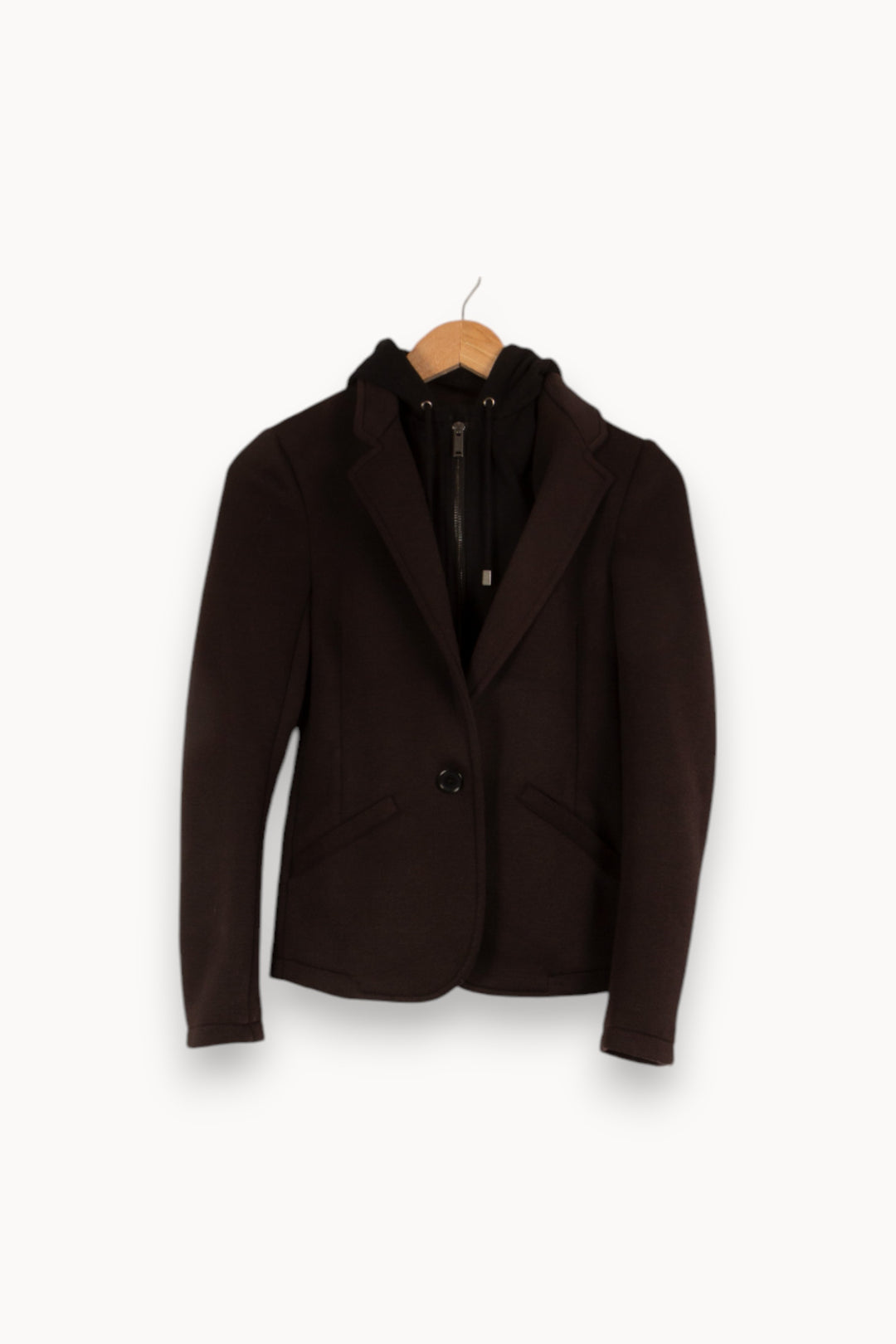 Veste noire à capuche - Taille XS/34 de la marque IKKS | PARAD40051 - Vendu par Paradigme - Image 1