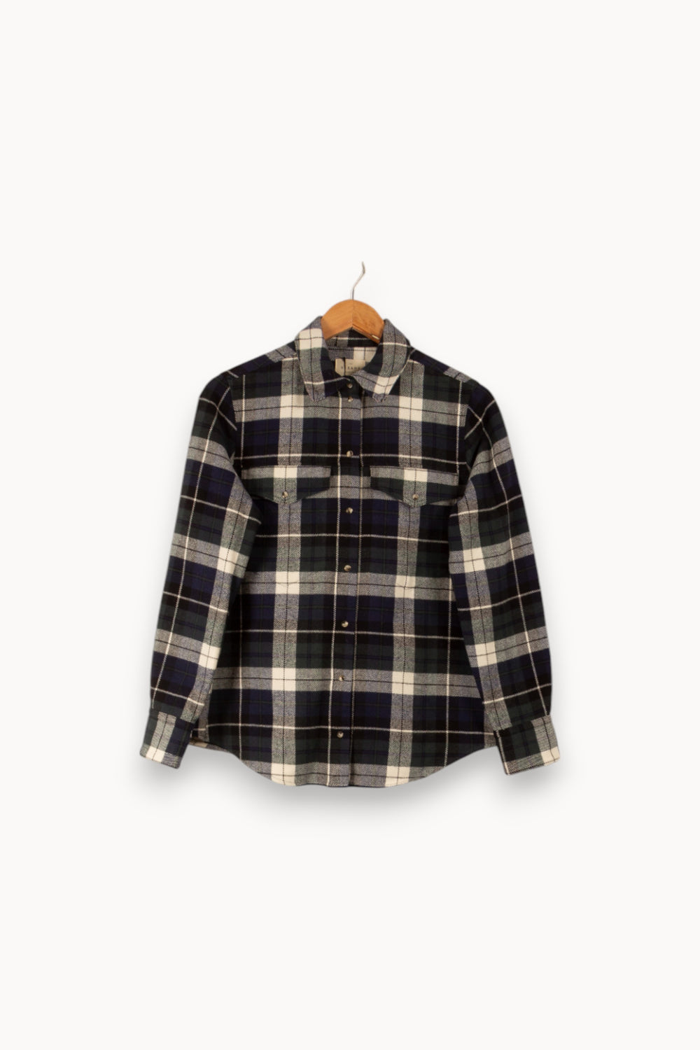 Chemise épaisse à carreaux - Taille XS/34 de la marque Sézane | PARAD40065 - Vendu par Paradigme - Image 1