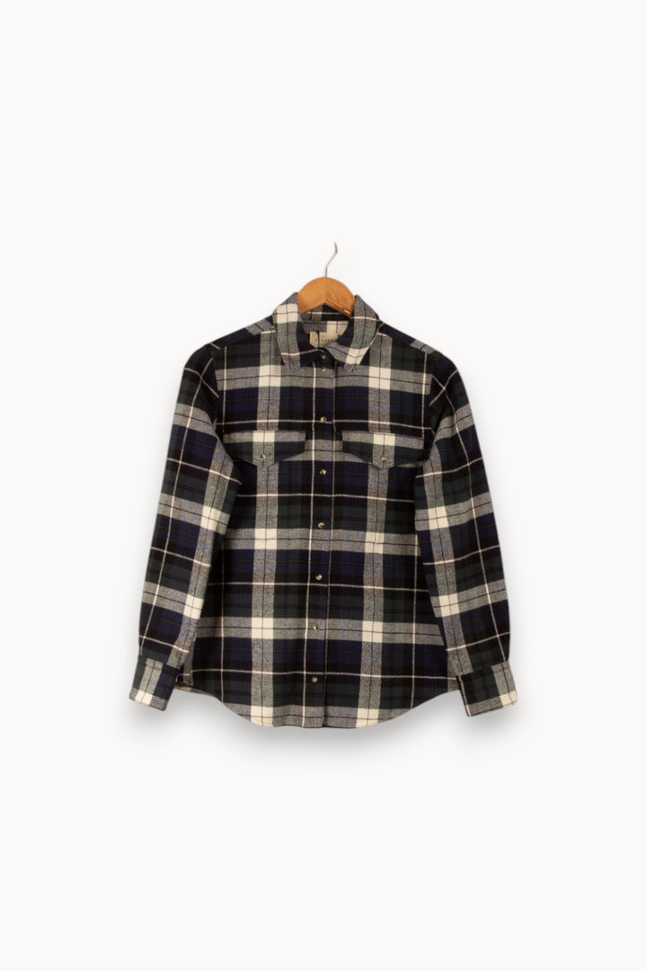 Chemise épaisse à carreaux - Taille XS/34 de la marque Sézane | PARAD40065 - Vendu par Paradigme - Image 1