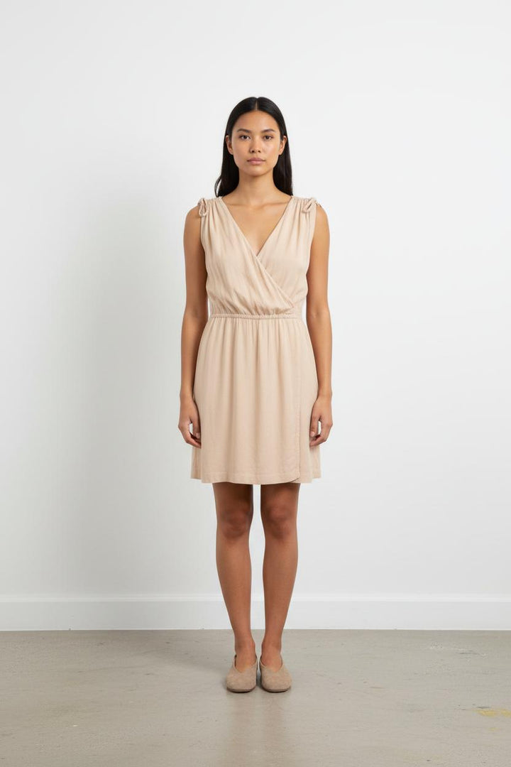 Robe beige - Taille XS/34