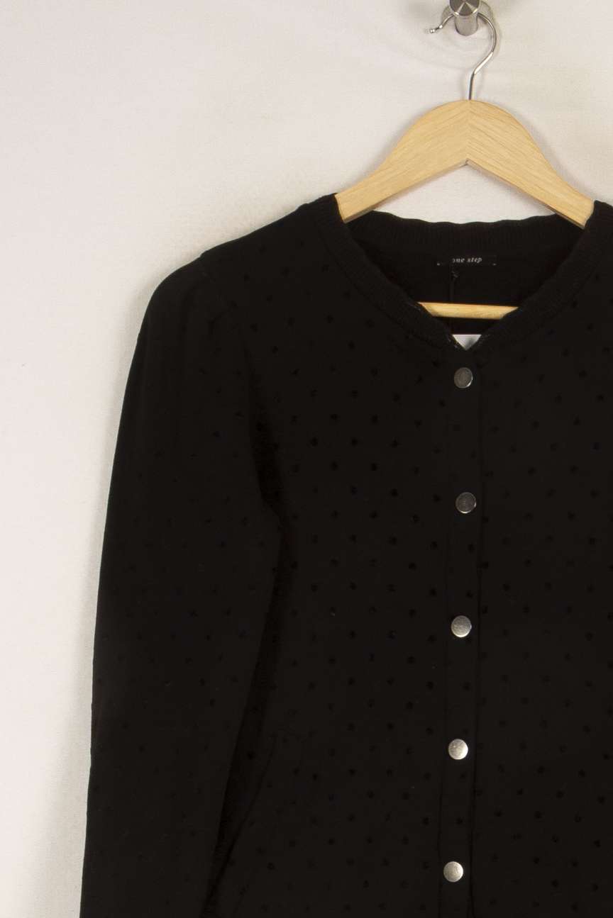 Veste noire à pois - Taille XS/34 de la marque One Step | PARAD40102 - Vendu par Paradigme - Image 2