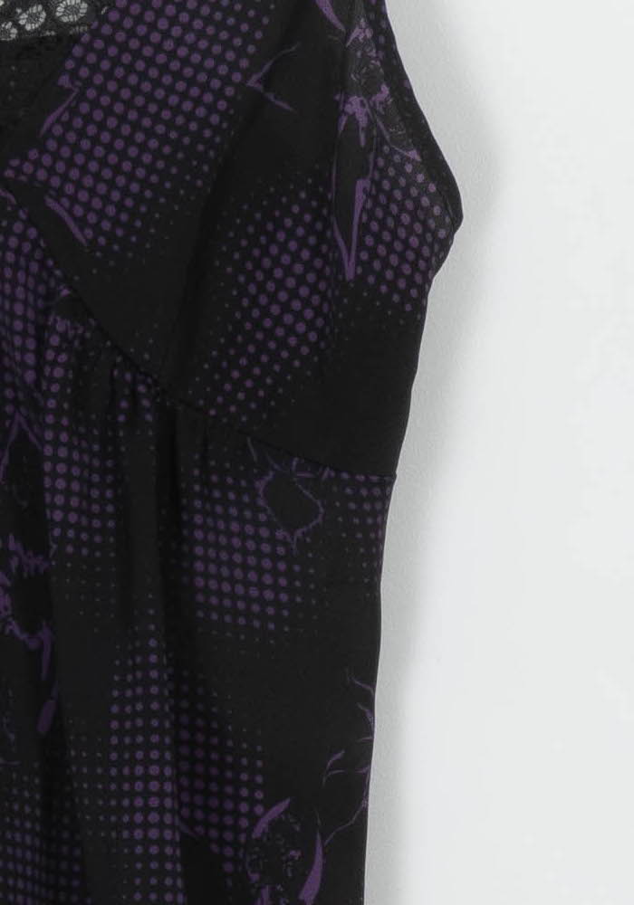 Top noir et violet - Taille XS/34 de la marque IKKS | PARAD40107 - Vendu par Paradigme - Image 3