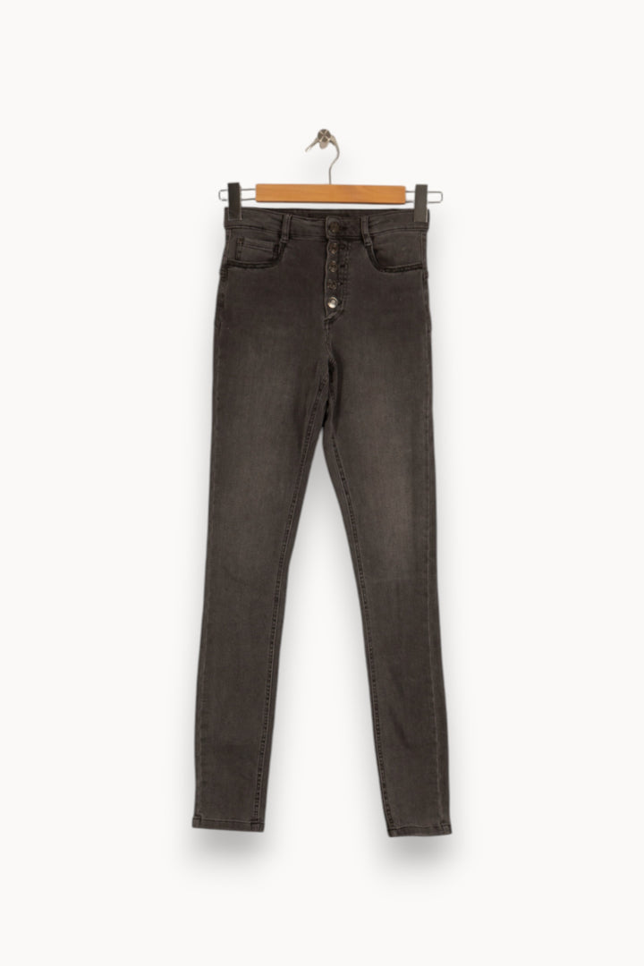 Jean noir/gris - Taille XS/34 de la marque IKKS | PARAD40116 - Vendu par Paradigme - Image 1