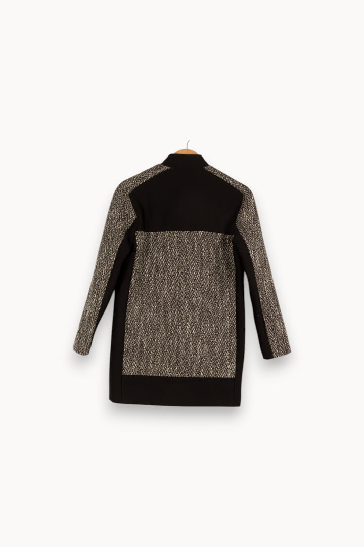 Manteau noir et blanc - Taille S/36 de la marque I.Code | PARAD40125 - Vendu par Paradigme - Image 3