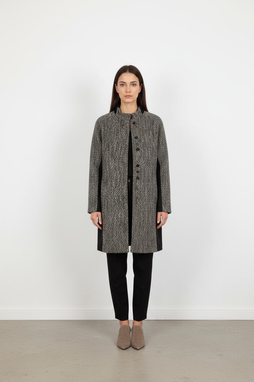 Manteau noir et blanc - Taille S/36