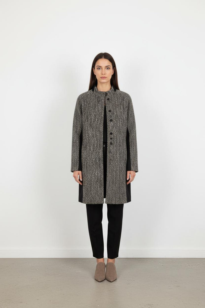 Manteau noir et blanc - Taille S/36