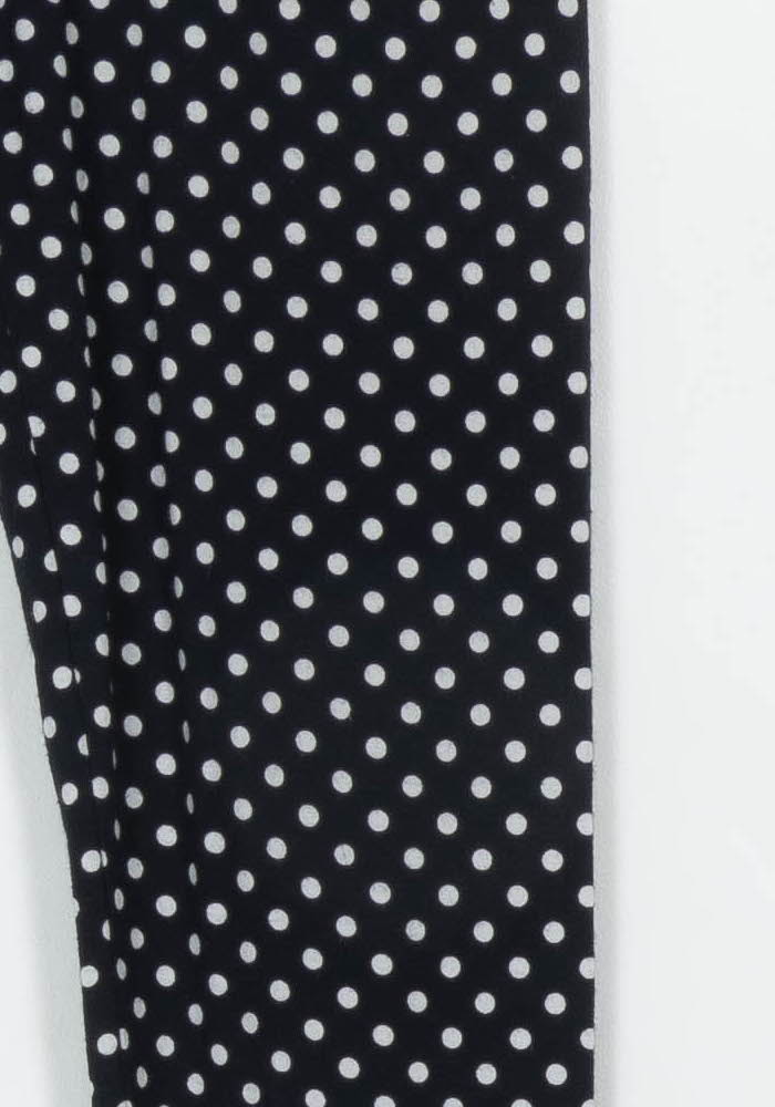 Pantalon noir à pois - Taille M/38 de la marque Max Mara | PARAD40126 - Vendu par Paradigme - Image 3