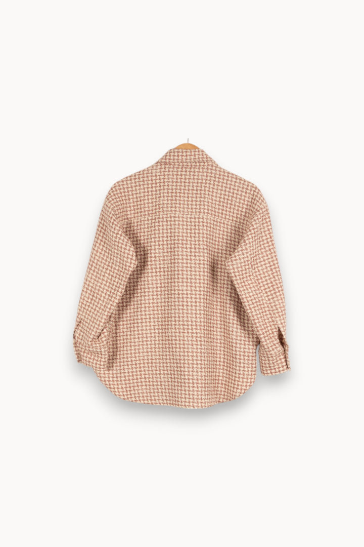 Veste rose à carreaux - Taille XS/34 de la marque I.Code | PARAD40130 - Vendu par Paradigme - Image 4