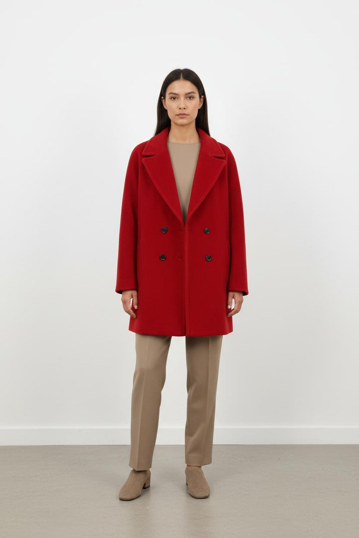 Manteau rouge - Taille S/36
