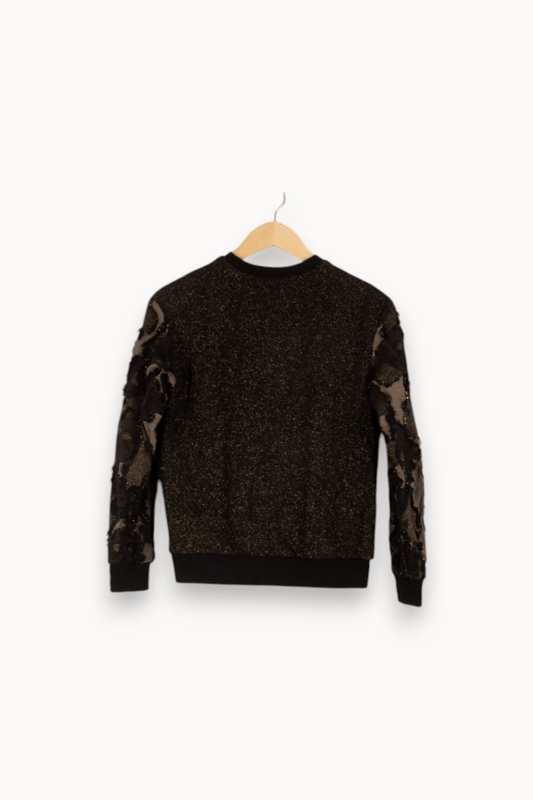 Pull noir/doré - Taille S/36 de la marque Paul & Joe | PARAD40138 - Vendu par Paradigme - Image 3