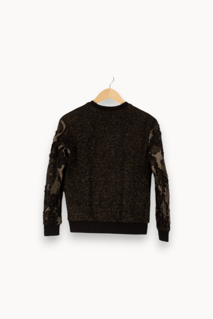 Pull noir/doré - Taille S/36 de la marque Paul & Joe | PARAD40138 - Vendu par Paradigme - Image 3