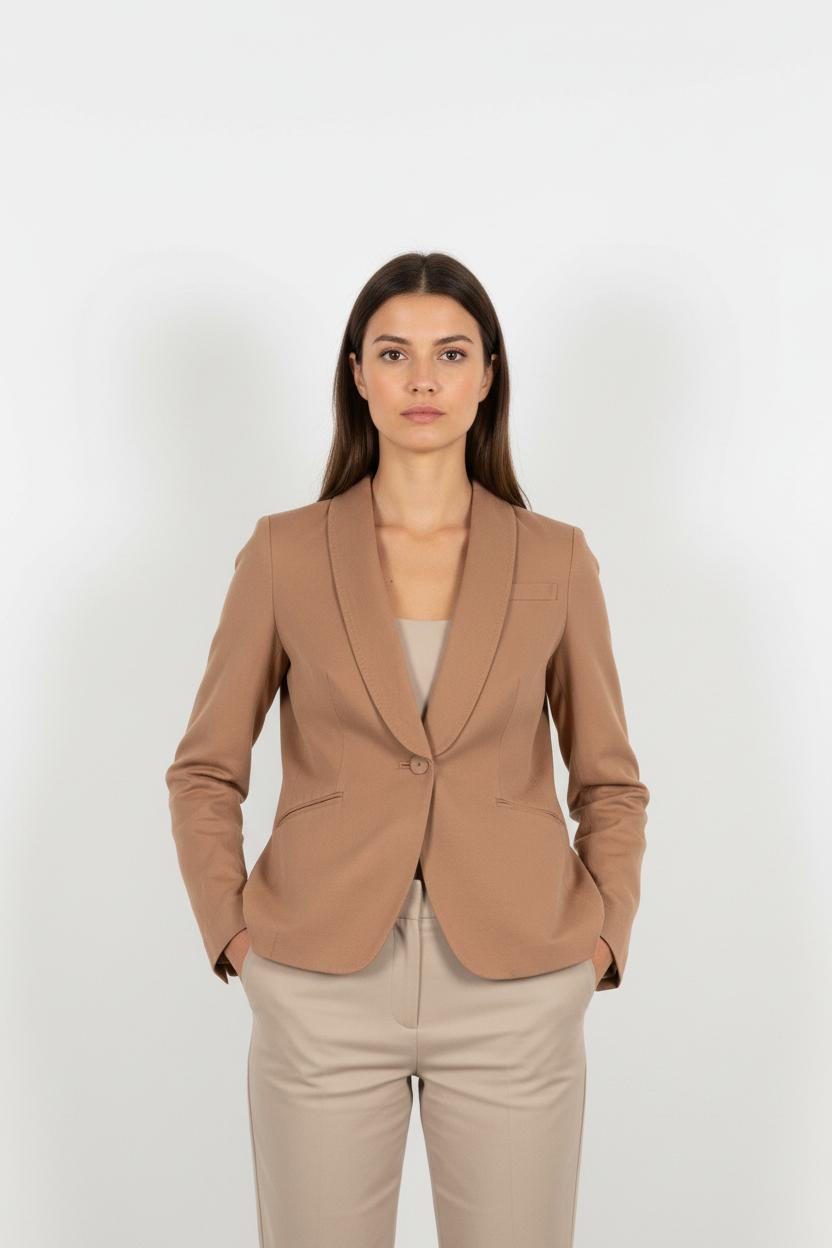 Veste beige-rose - Taille M/38