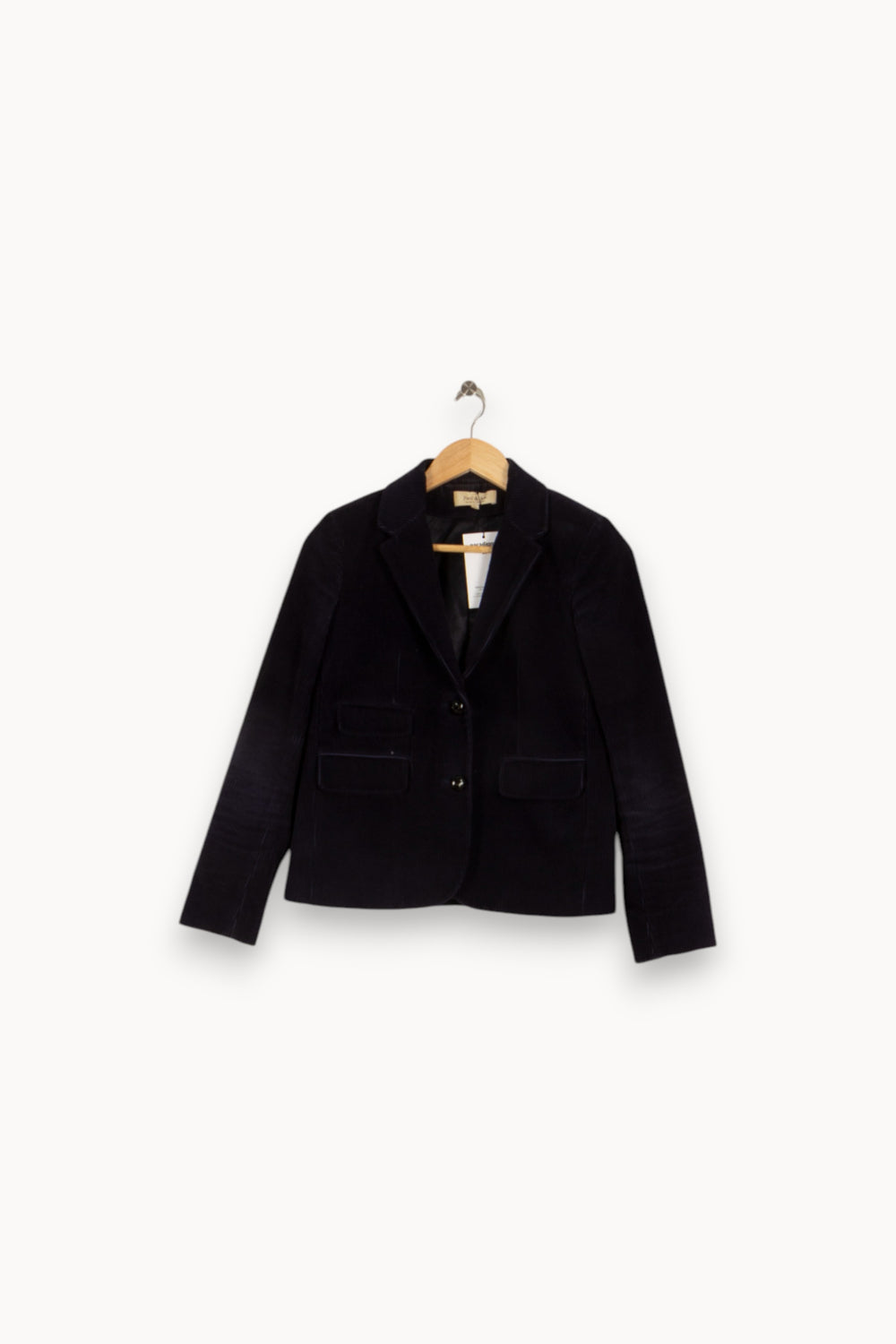 Veste bleue foncée côtelée - Taille M/38 de la marque Paul & Joe | PARAD40148 - Vendu par Paradigme - Image 1