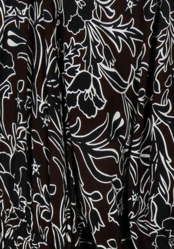 Robe marron et noire - Taille M/38 de la marque ZAPA | PARAD40151 - Vendu par Paradigme - Image 3