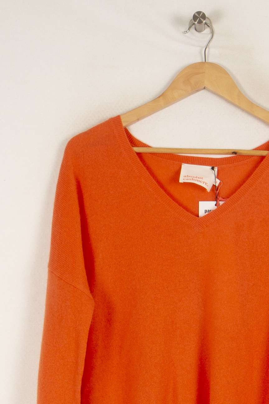Pull orange - Taille S/36 de la marque Absolut Cashmere | PARAD40170 - Vendu par Paradigme - Image 2