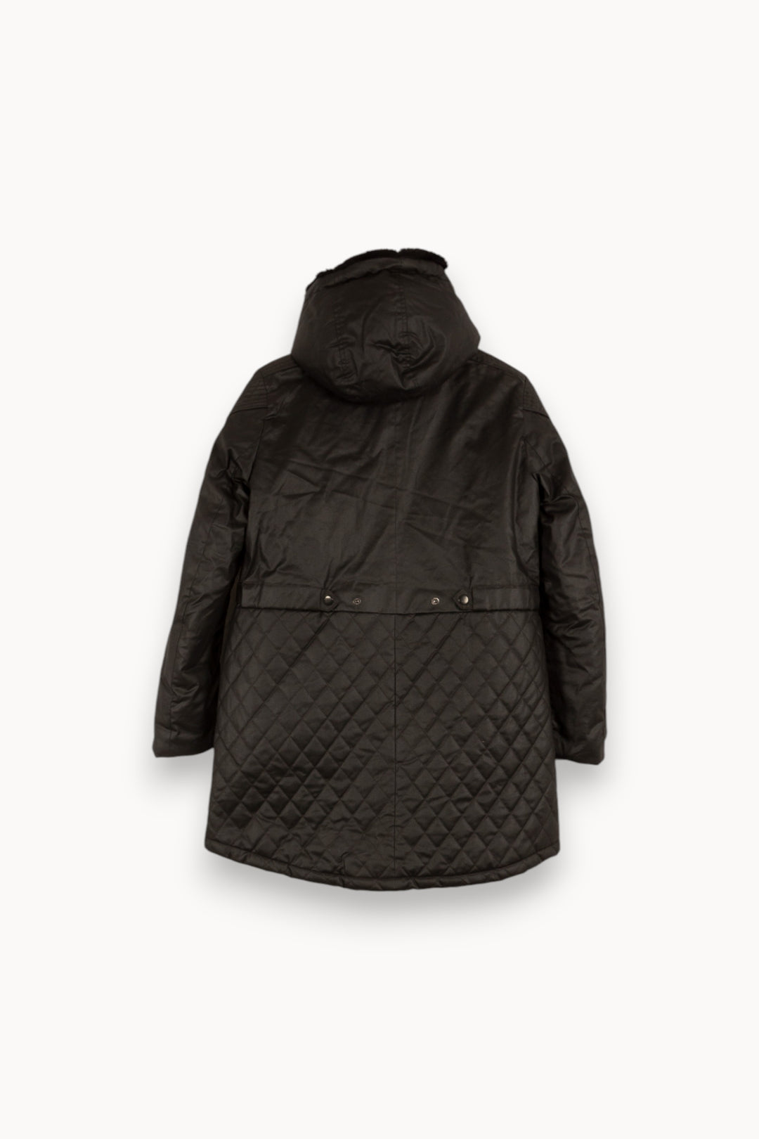 Manteau noir avec capuche - Taille XS/34 de la marque One Step | PARAD40179 - Vendu par Paradigme - Image 3