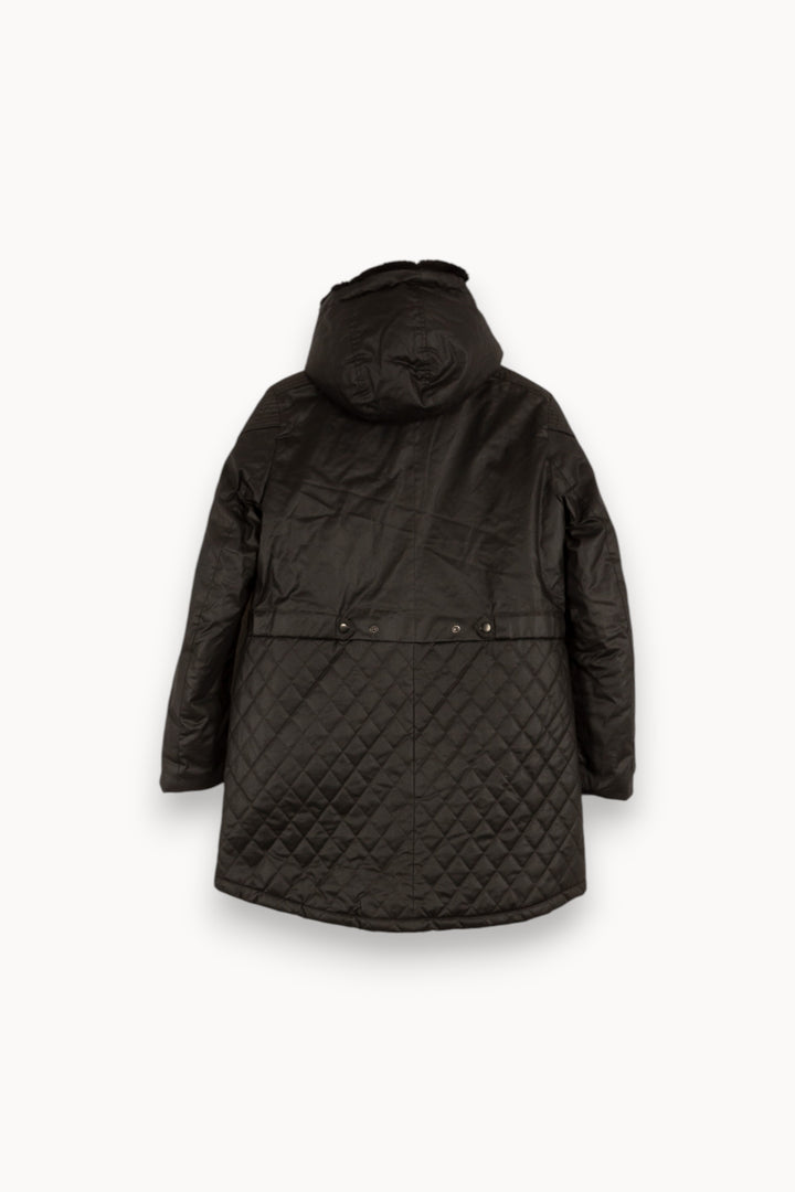 Manteau noir avec capuche - Taille XS/34 de la marque One Step | PARAD40179 - Vendu par Paradigme - Image 3