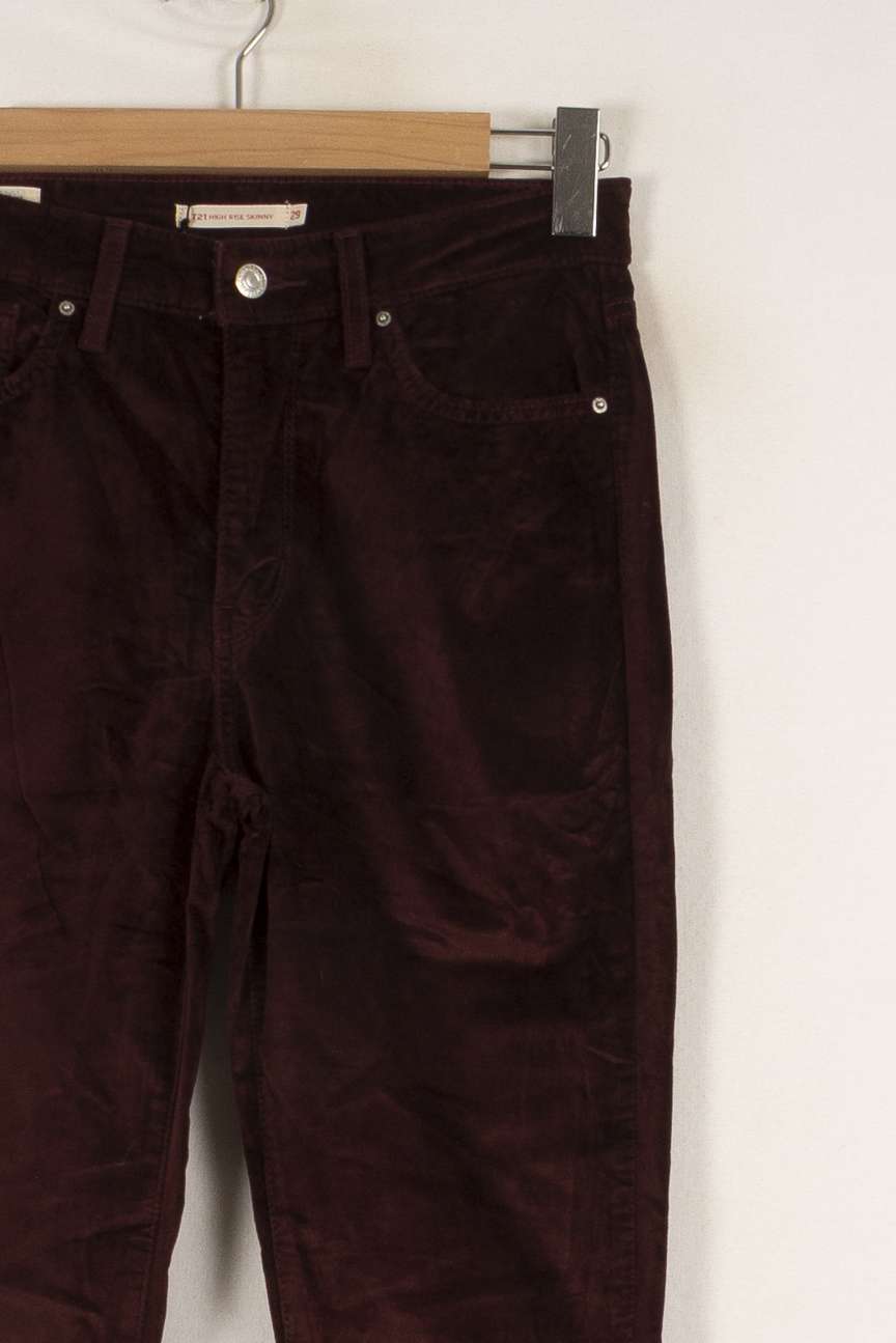 Pantalon en velours violet - Taille M/38 de la marque Levi's | PARAD40181 - Vendu par Paradigme - Image 2