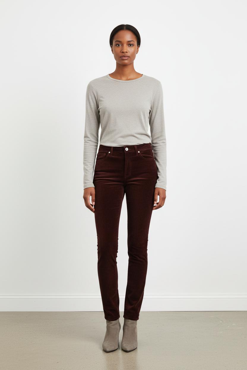 Pantalon en velours violet - Taille M/38