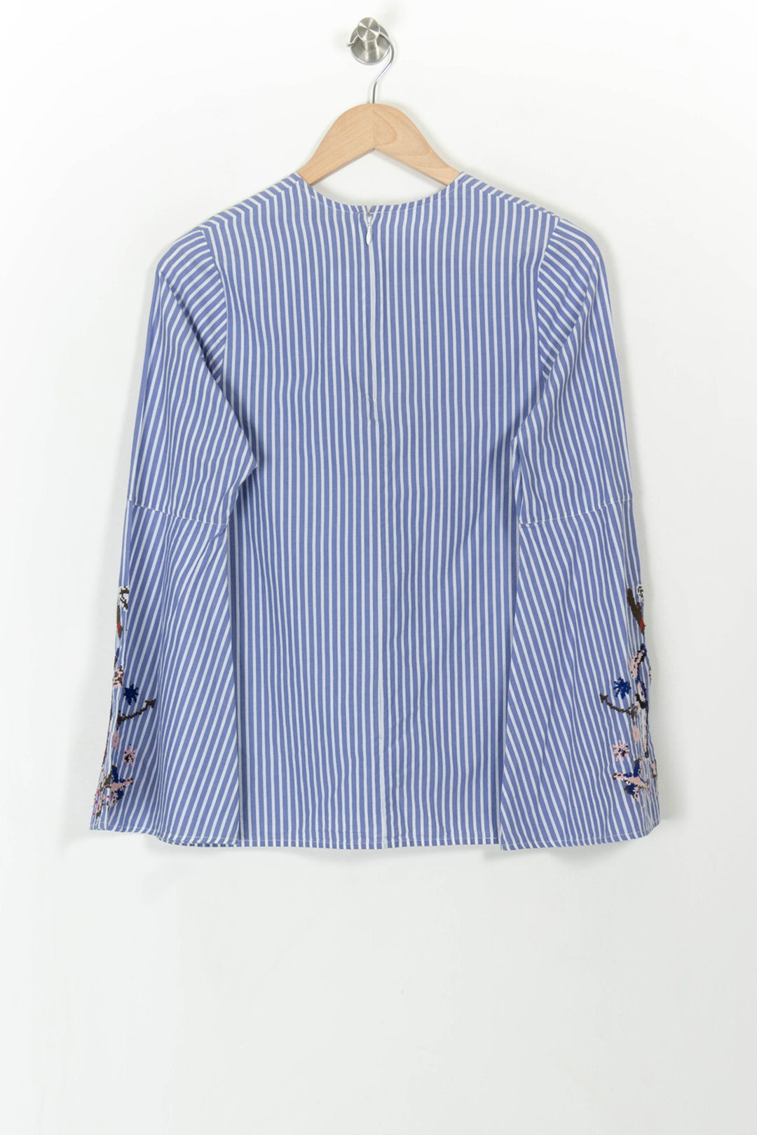 Blouse bleue rayée - Taille M/38 de la marque Essentiel Antwerp | PARAD40185 - Vendu par Paradigme - Image 4